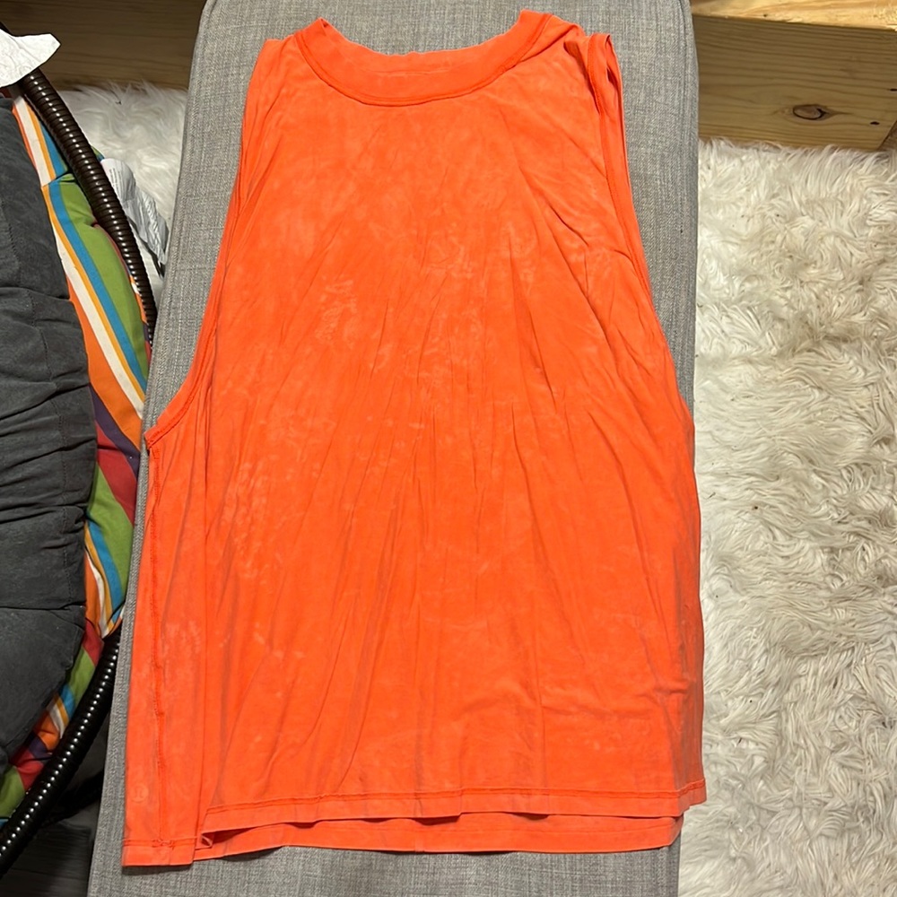 Lululemon Orange Tank Top